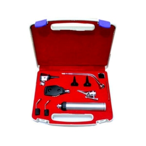 Nuevo Set de Otoscopio y Oftalmoscopio ENDO TECH ET-0100-10011, Instrumentos Quirúrgicos de Diagnóstico ENT, Fuente de Alimentación Manual, Material de Acero - Product Image 1