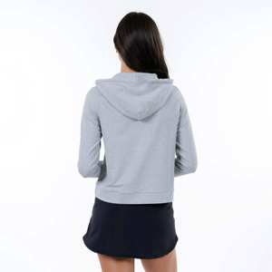 Pull à capuche personnalisé pour femmes Vente en gros Sweat-shirt léger pour remise en forme Vêtements de détente quotidiens Sweats à capuche pour femmes - Product Image 4