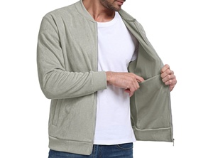 Wholesale fashion collection 2026 High Quality Outdoor Varsity <b>Jacket</b> Leather Sleeves Custom Men Varsity <b>Jacket</b> For Men's - Product Image 3