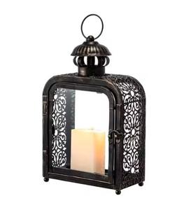 Linterna de hierro y vidrio a prueba de viento, nueva linterna de Metal decorativa personalizada con estilo para la decoración interior y de entrada del hogar - Product Image 6
