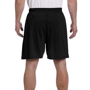 Pantalones Cortos de Verano para Hombre, Diseño Moderno, Venta Directa de Fábrica, OEM Personalizado, Estilo Urbano, Algodón Negro - Product Image 3