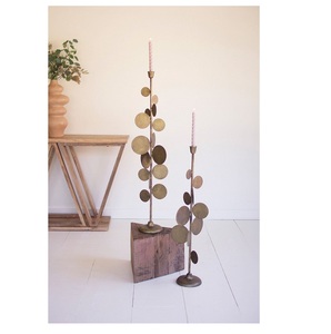 Support de bougie en laiton et aluminium sur mesure, de luxe, finition haut de gamme, style moderne, décoration d'intérieur haut de gamme - Product Image 4