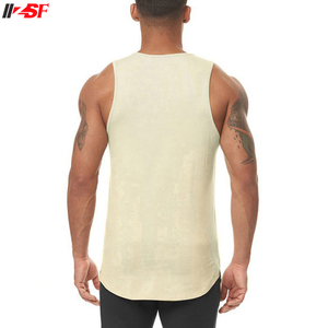 Camiseta sin mangas de algodón y elastano con logo personalizado para hombre, estilo casual de punto, deportiva y de ocio, nueva colección de verano 2023 - Product Image 2