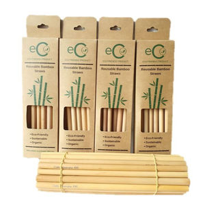 2024 Meilleure vente Logo sans paille en bambou réutilisable écologique fait à la main au Vietnam - Product Image 2