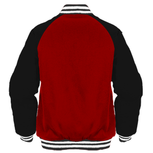 Veste universitaire en denim de coton imprimé bouffant pour hommes de meilleure conception veste d'extérieur d'hiver de style baseball de sports vintage - Product Image 2