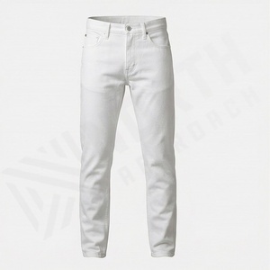 Jeans skinny en denim pour homme, couleur personnalisée, coupe slim, jeans stretch, look moderne, parfait pour un usage décontracté, style streetwear, tous les jours - Product Image 1