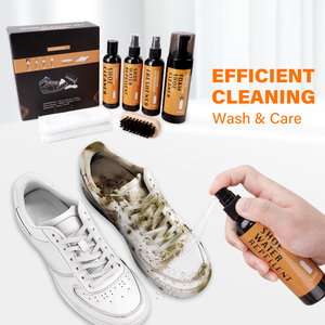 S-King Schuhreiniger Schuhreinigungsset Sneaker-Reinigungsset Fleckenentferner Imprägnierspray Deodorant-<span class=keywords><strong>Spray</strong></span> Flüssiges Schuhpflegeset - Product Image 2