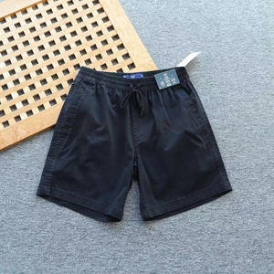 Fábrica de China, pantalones cortos informales transpirables tejidos de alta calidad para hombres, pantalones cortos holgados para entrenamiento al aire libre, pantalones cortos sólidos, envío DDP - Product Image 3