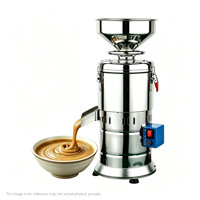 Moulin colloïdal commercial 1100W pour sésame, arachides, noix, amandes – Machine à beurre de noix en acier inoxydable pour entreprises