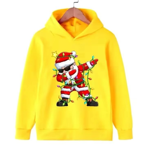 Casual Winter Men's Custom Logo Embroidered Beaded Printed 100% Cotton Eco-Friendly Pullover <b>Hoodies</b> Trending Christmas Designs - Product Image 5