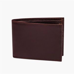 Slim and Classic MagFlap Leather <b>Wallet</b> For <b>Men</b> dark <b>brown</b> - Product Image 4