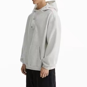 Ropa informal Último diseño Sudaderas con capucha personalizadas para hombres Impresión digital personalizada Colores sólidos en tela de lana de algodón Precio de venta - Product Image 1