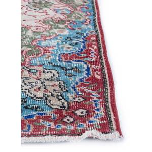 Tapis en laine noué à la main de grande taille, motif médaillon rouge et orange, pour salon, couloir rectangulaire - Pae-2259 - Product Image 4