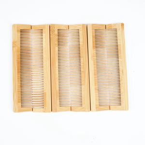 Bamboo Disposable Comb Eco-friendly Sustainable <b>Hairbrush</b> for Airplane Restaurant Resort Hotel Amenities Personal Kits - Product Image 2