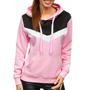 Sudadera con Capucha para Mujer, de Poliéster/Algodón, con Forro Polar, Logotipo Personalizado, Gruesa, Informal, de Invierno, de Manga Larga - Product Image 2