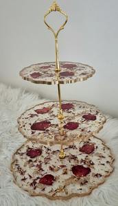 Soporte de exhibición de resina elegante de excelente calidad, soporte multiusos para pasteles, frutas, pasteles y aperitivos disponibles para la venta - Product Image 5