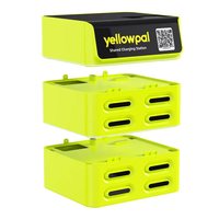 Estación de Alquiler de Baterías Portátiles Inteligente Apilable de 8 Ranuras con Pantalla Publicitaria, Pago USB POS y Carga Rápida de 45W