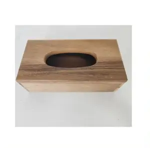 热销木制纸巾盒现代木纸面巾盒支架方形纸巾盒盖价格实惠