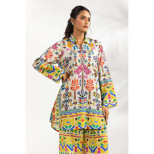 Conjunto de 2 Piezas con Estampado Bohemio IPST-77486, Primavera/Verano, Tallas XS a 3XL, Conjunto de Shorts - Product Image 2