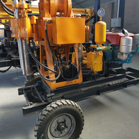 Plataforma de Perforación SPT Portátil de 130m con Husillo Vertical, Motor Diésel y Caja de Cambios para Exploración de Suelos y Muestreo de Núcleos de Diamante, en Venta