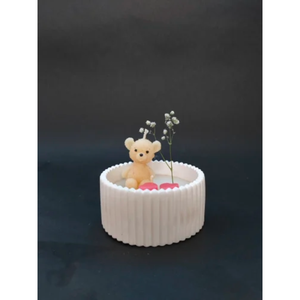 เทียนโหลคอนกรีตหรูหราฉลากตามสั่งเทียนขี้ผึ้งหอมสำหรับของขวัญกิจกรรมใช้ในบ้าน - Product Image 3