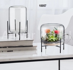 Glass Vase on Stands - Product Image 1