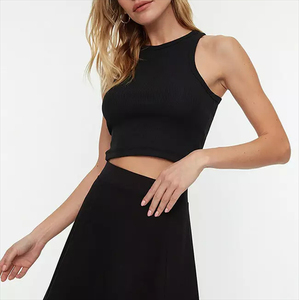 Venta al por mayor de ropa deportiva de alta calidad personalizada Fitness Gym Tank Top transpirable de moda adulto tamaño de las mujeres chaleco - Product Image 4