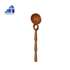 Cuillère à café en bois écologique, ensemble de cuillères à dessert, design classique moderne de luxe pour hôtel, restaurant, maison, cadeau de mariage, utilisation personnalisée - Product Image 3