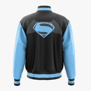 Veste en cuir de laine de haute qualité personnalisée OEM Streetwear d'hiver Bomber à col montant en chenille brodée pour l'université - Product Image 5