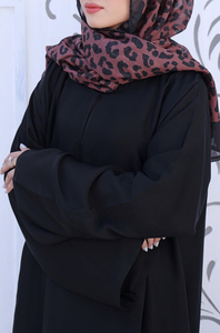 Nouvelle collection 2025 : Abaya musulmane décontractée et moderne de haute qualité, anti-UV, respirante, légère, séchage rapide, en polyester/coton, toutes tailles - Product Image 3