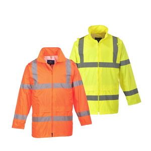 Gilet de sécurité adulte personnalisé ANSI classe 2 respirant et imperméable avec réfléchissant haute visibilité et logo personnalisé - Product Image 5