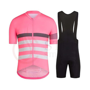 Maillot de cyclisme imprimé par Sublimation, ensemble de vélo OEM pour hommes, vêtements de cyclisme personnalisés, fabricant du Pakistan, 100% Polyester, vente en ligne - Product Image 5