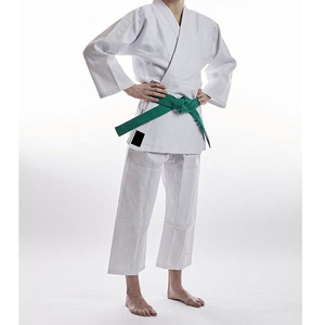 Venta al por mayor de fábrica para hombres Judo Gi BJJ Karate Rash Guard uniforme de entrenamiento 100% algodón servicio OEM - Product Image 2