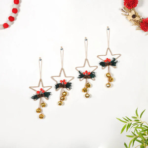 Décoration d'ornements de Noël rétro personnalisés en feutre réutilisable pour porte d'entrée de bureau - Product Image 3
