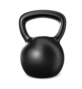Kettlebell élémentaire : Une kettlebell d'entraînement ultime et flexible. Fabriqué en plastique résistant. - Product Image 1