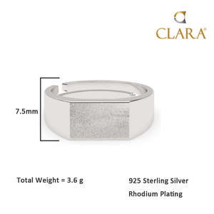 NOVAMART Fine Buy Premium 925 Pure Sterling <b>Silver</b> <b>Rings</b> for <b>Men</b> Boho Style Cluster Geometric Pattern Oval Cut Gemstone Inlay St - Product Image 5