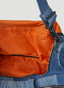 Sac de sport en denim à grande capacité pour la plage, les épaules, le fitness, avec logo personnalisé, service OEM, sac de voyage de 30 L pour la salle de sport - Product Image 4