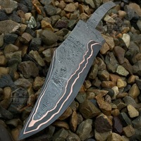 Hand geschmiedete benutzer definierte handgemachte Damaskus Stahl Chef Küchenmesser Set Full Tang Blank Blade