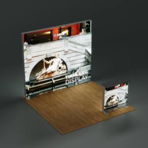 Boîte à lumière LED TianLang 3m x 3m pour stand d'exposition, boîtes lumineuses publicitaires pour salons professionnels en intérieur, en aluminium, carrées, toutes les 3 faces ouvertes - Product Image 1