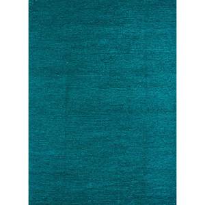 Alfombra Rectangular de Yute y Cáñamo Anudada a Mano, Color Azul Sólido, 9x12, Tejido Plano, para Hogar o Pasillo - PKHM-12(OD) de Jaipur Rugs US - Product Image 1