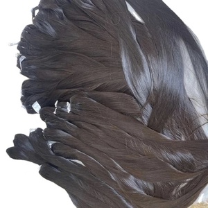 Mechones de pelo crudo vietnamita, cabello Natural liso, gran Stock, calidad superior - Product Image 3