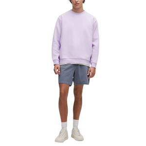 Sweat-shirt à manches longues vintage décontracté pour hommes hiver chaud motif solide Polyester/coton impression numérique teint uni tricoté - Product Image 6