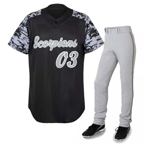 Jersey de béisbol totalmente personalizado bordado con el logotipo de su equipo, ropa de béisbol, uniforme de béisbol de softbol para hombres, mujeres y jóvenes - Product Image 2