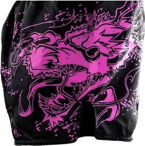 Pantalones cortos de gimnasio MMA personalizados de alto grado, diseño de dragón, satén, ropa deportiva de alta calidad para artes marciales mixtas, Muay Thai Plus lavado - Product Image 3