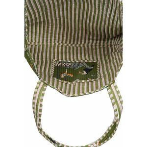 Sacs à main pour femmes imprimé de la jungle fait à la main en coton écologique matelassé sac fourre-tout pour femmes sacs à main pour femmes sac de luxe pour femmes - Product Image 4