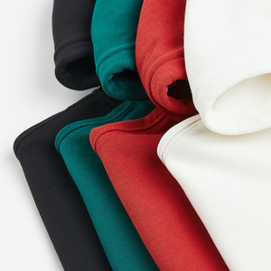 เสื้อสเวตเตอร์แบบสวมหัวสำหรับผู้ชายเสื้อมีฮู้ดแบบกำหนดเองสีเรียบใส่ได้ทั้งชายและหญิงเสื้อกีฬาแบบสวมหัว - Product Image 6