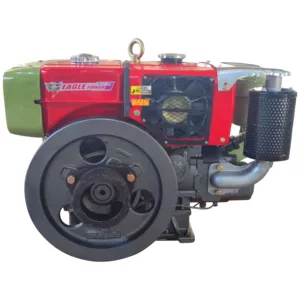 R190NL Power Twin Motores para venda Motor Diesel monocilíndrico refrigerado a água