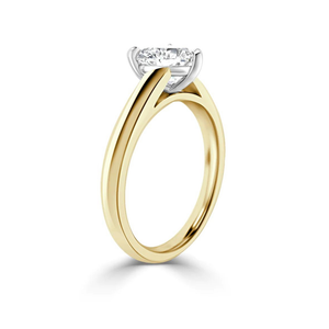 1.50 Carat Heart Shaped Moissanite <b>Solitaire</b> <b>Ring</b> in Rose Gold white Gold Yellow Gold - Product Image 6