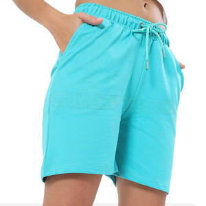 Pantalones cortos lisos de alta calidad para mujer Venta al por mayor Pantalones cortos de mujer de nuevo diseño Pantalones cortos de mujer de color sólido - Product Image 5