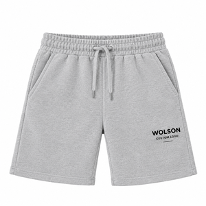 Premium <b>Men</b> <b>Sweat</b> <b>Shorts</b> Comfortable Cotton Blend Training Quick Dry Breathable Drawstring Waist for Gym Workout Running Sports - Product Image 1